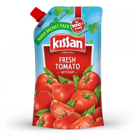 Kissan Fresh Tomato  Ketchup Sauce Pouch,1Kg