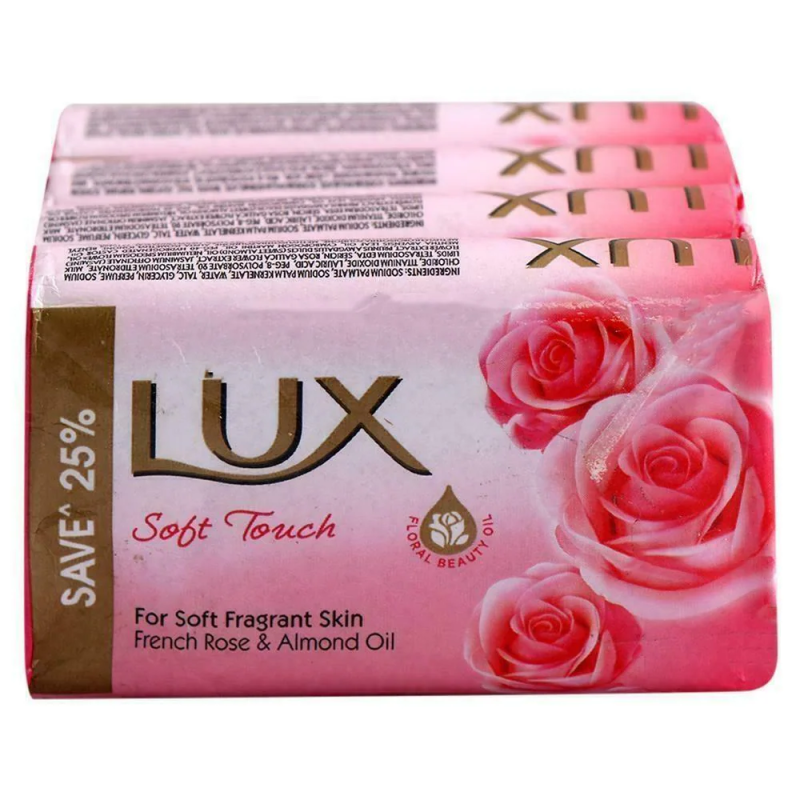 Lux Soft Touch Soap(4X100Gm),400Gm