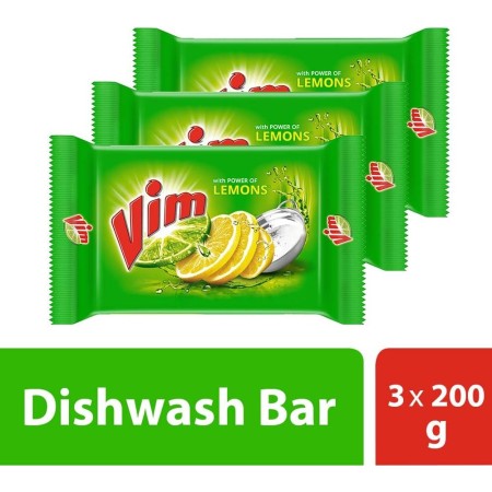 Vim Dishwash Bar(3 Pack),600gm