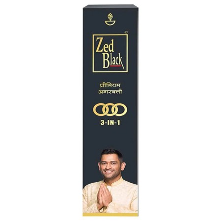 Zed Black 3-In-1 Premium Agarbatti,100Gm