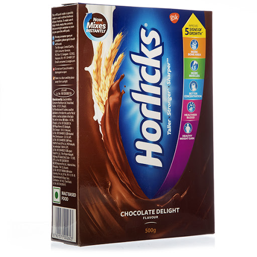 Horlicks Chocolate Delight Health Drink,500Gm